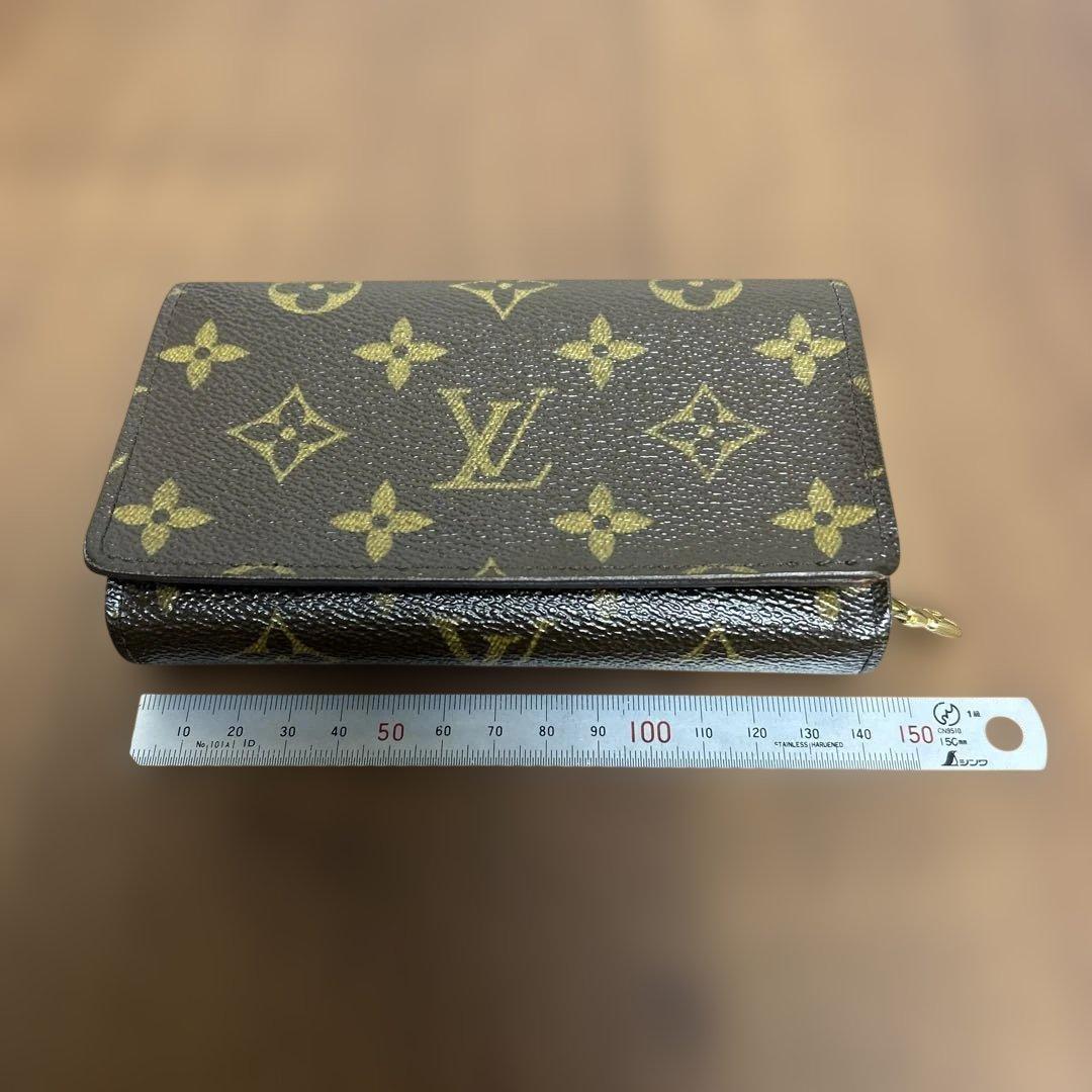 【美品】LOUIS VUITTON モノグラム 二つ折り財布