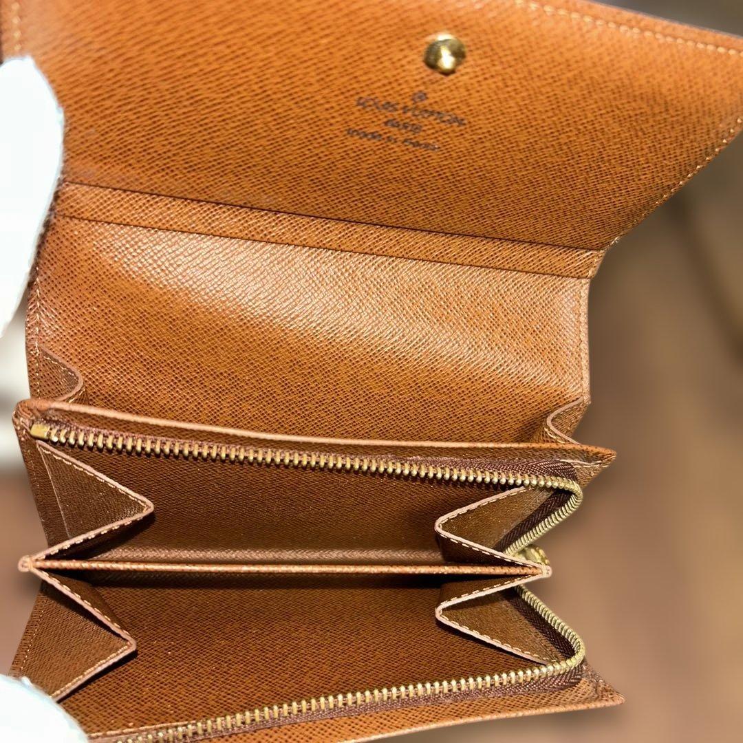 【美品】LOUIS VUITTON モノグラム 二つ折り財布