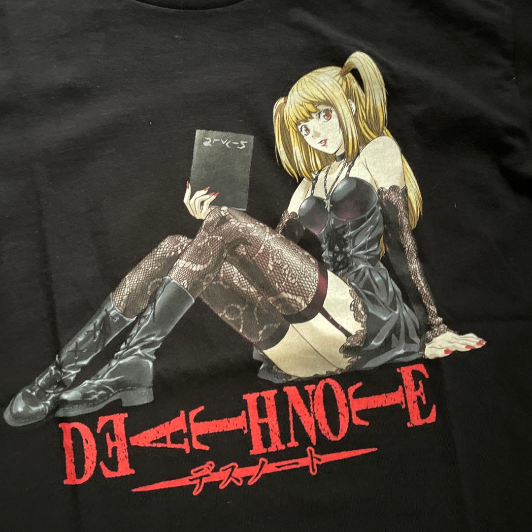 デスノート　ヴィンテージ　tシャツ ミサミサ　弥 海砂　黒　ブラック　L