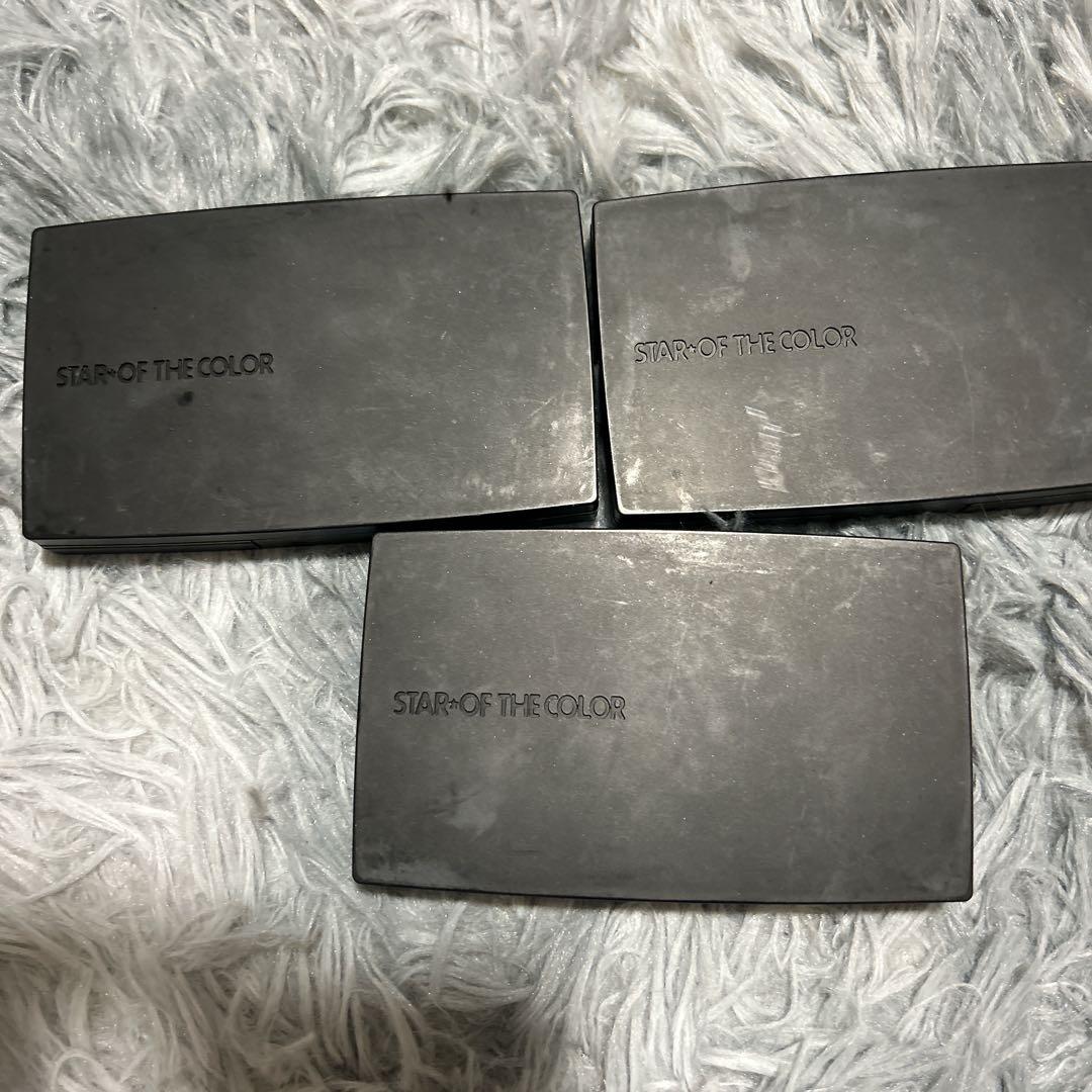 STAR OF THE COLOR クリームファンデーション 3パレット