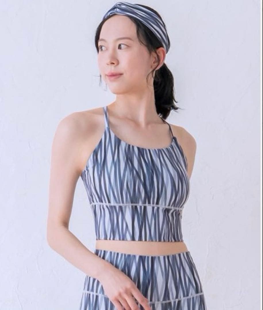 SUKALA ラインプリントヨガウェア Mサイズ ヘアバンド