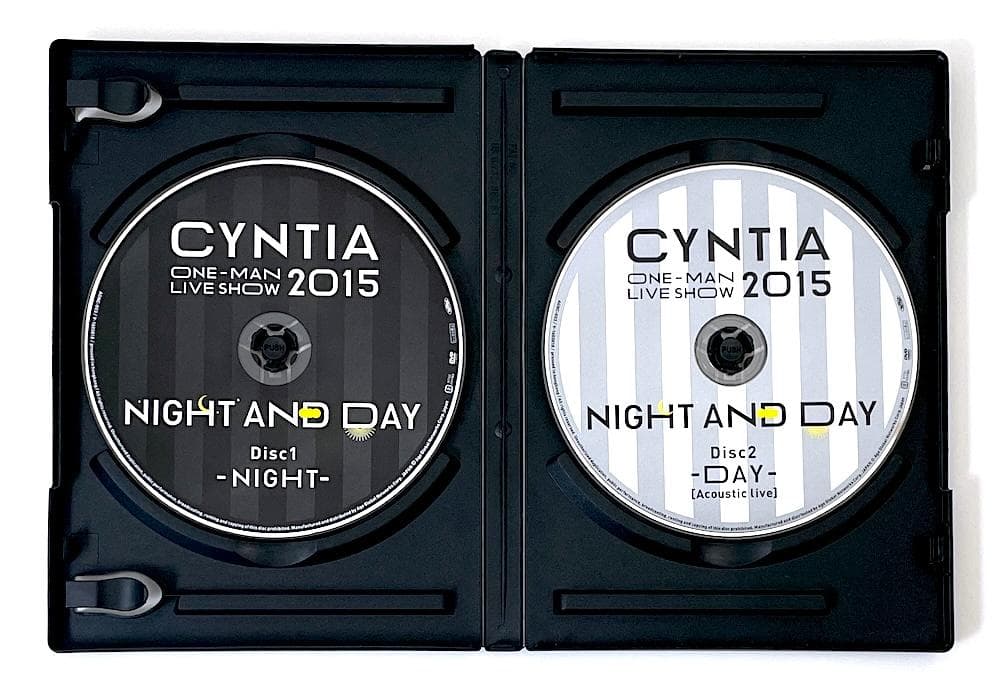 廃盤 2枚組 CYNTIA LIVE SHOW NIGHT AND DAY