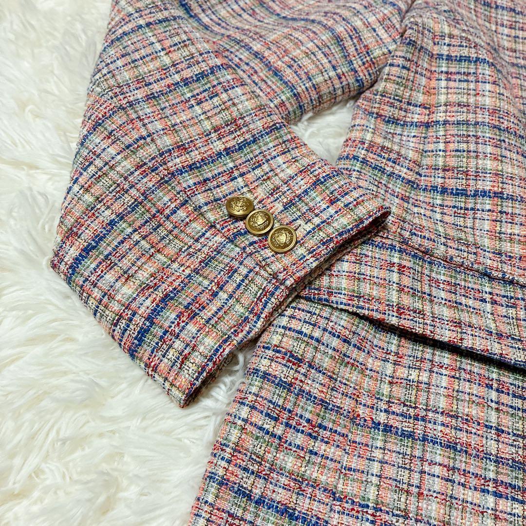 新品タグ付✨Mila Owen 金釦ダブルブレストツイードブレザー　ジャケット