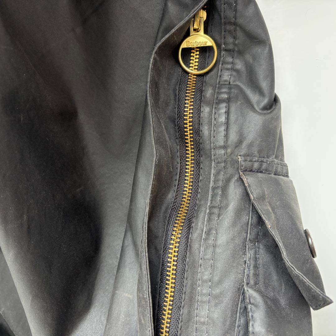 Barbour バブアー ビューフォート 36 ブラック 英国製 フード付き