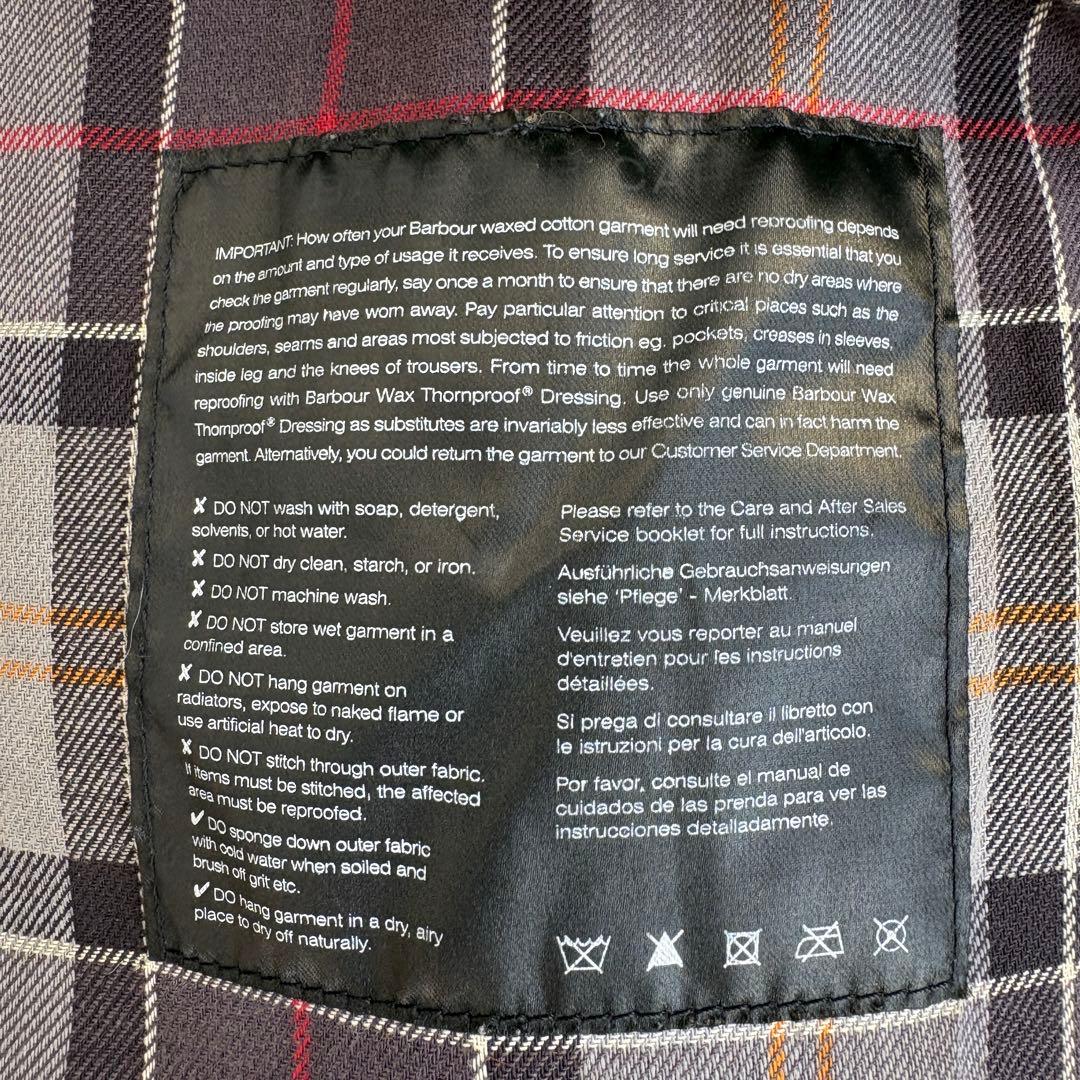 Barbour バブアー ビューフォート 36 ブラック 英国製 フード付き