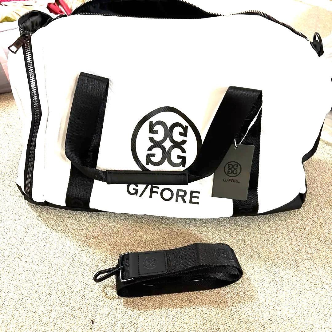 G/FORE ボストンバッグ ホワイト ブラック