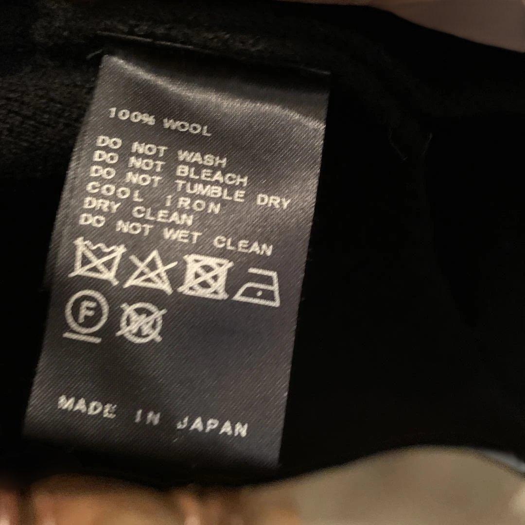 ブラック♡ドゥーズィエムクラス スムースニットガウンコート