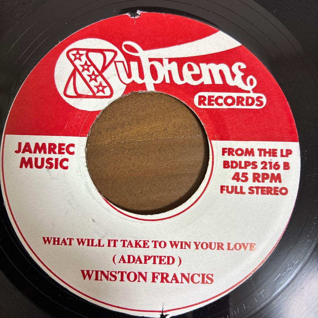 洋楽 Winston Francis California Dreaming 7\"UK