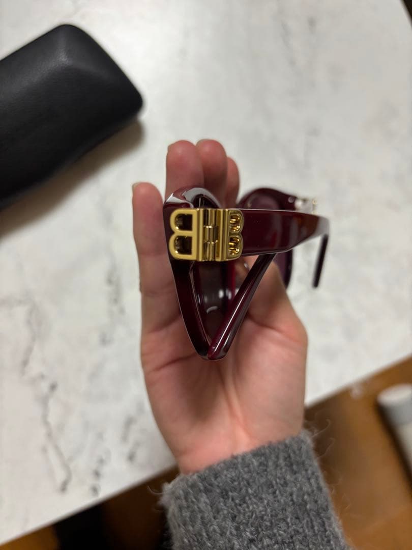 バレンシアガ　BALENCIAGA サングラス　レッド