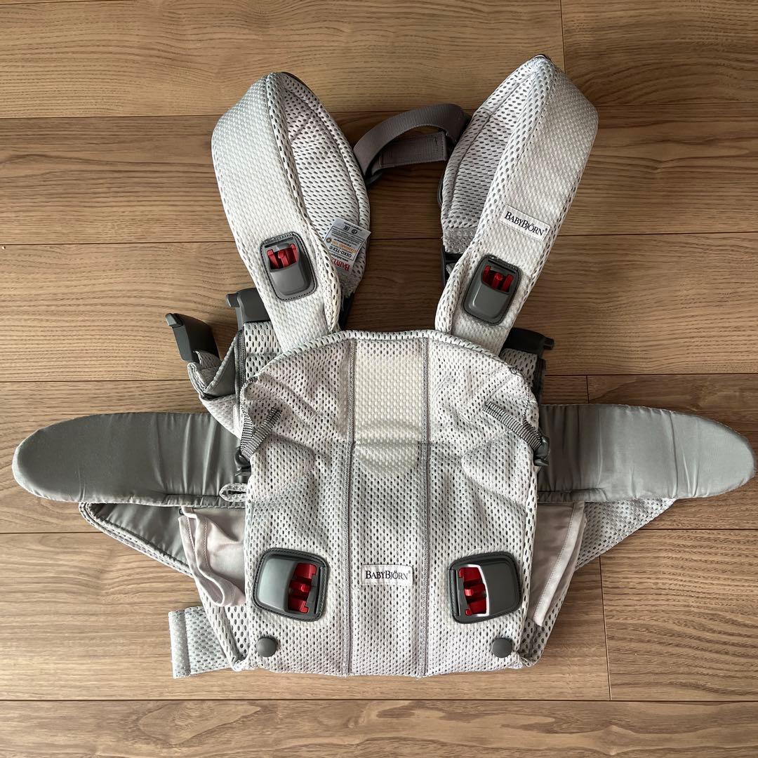 BABYBJÖRN グレー 抱っこ紐 メッシュ　ONE KAI