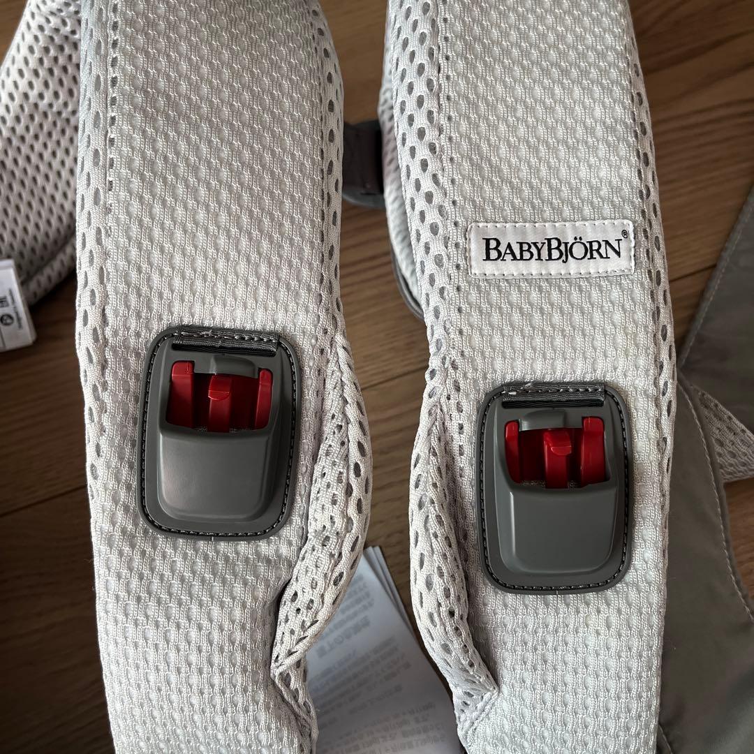 BABYBJÖRN グレー 抱っこ紐 メッシュ　ONE KAI