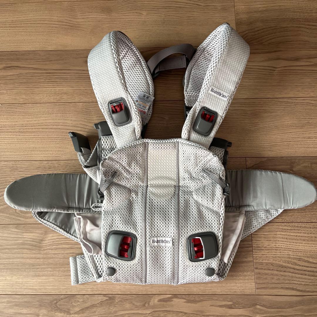 BABYBJÖRN グレー 抱っこ紐 メッシュ　ONE KAI