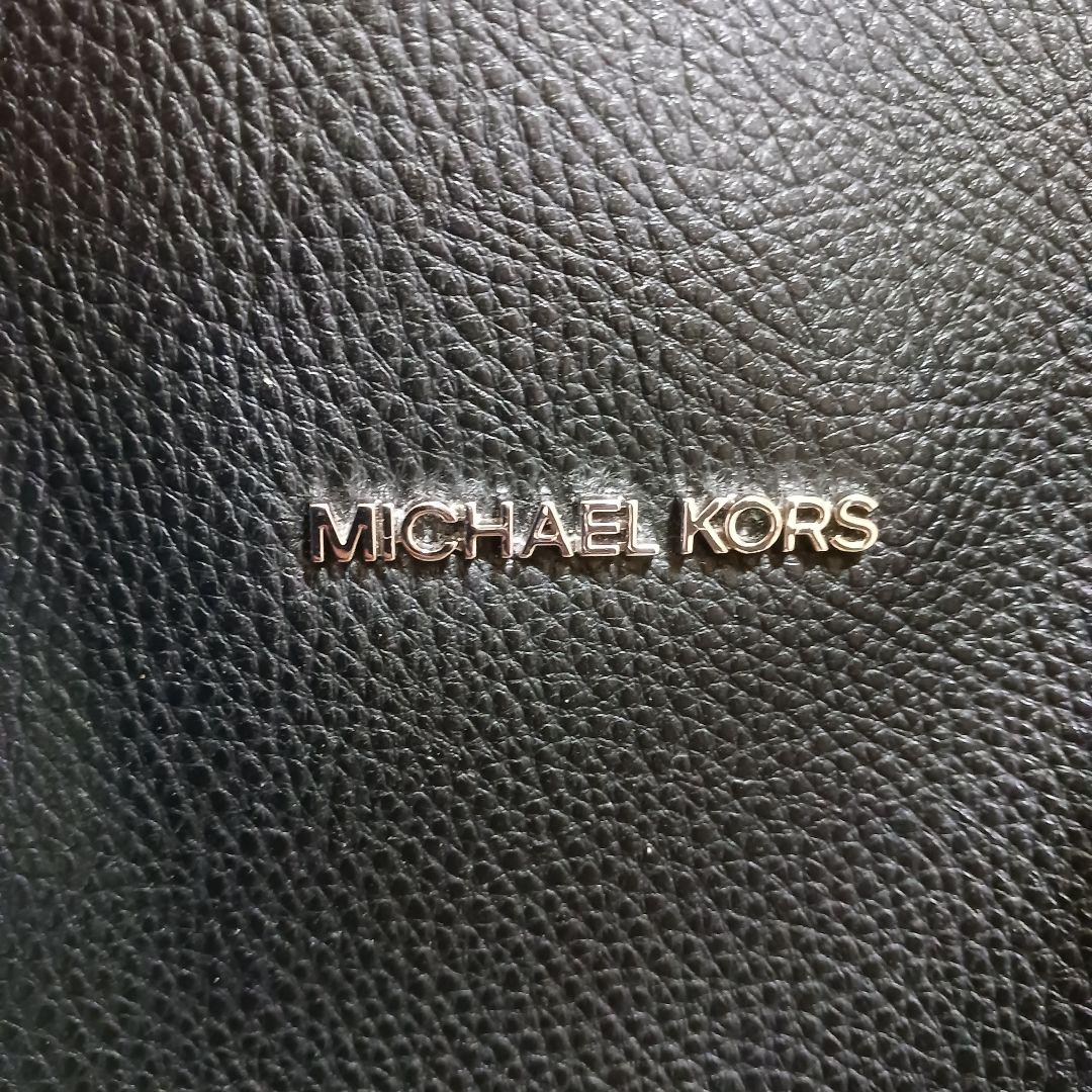 マイケルコース　MICHAEL KORS ボストンバック　ブラック レザー