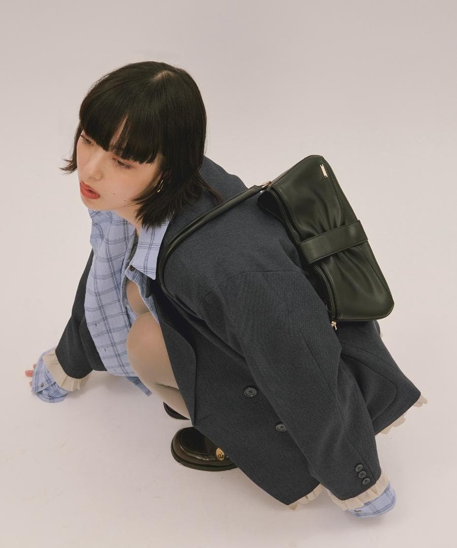 新品 loin nuit frill layered design jacket