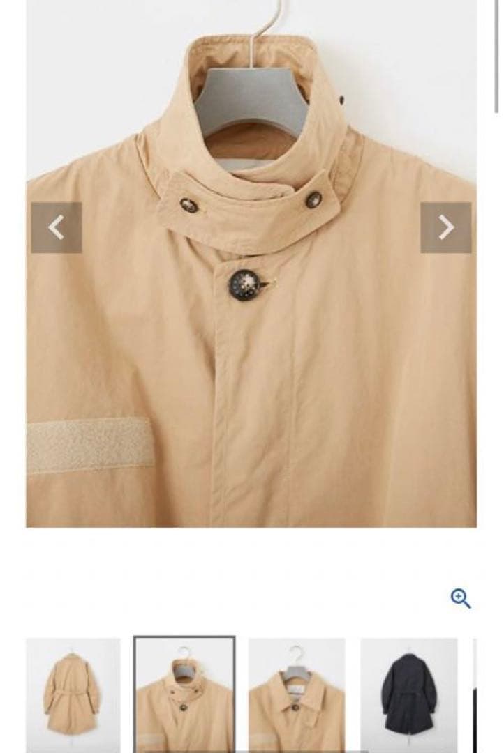 ＜FUMITO GANRYU＞Mods Soutiencollar coat