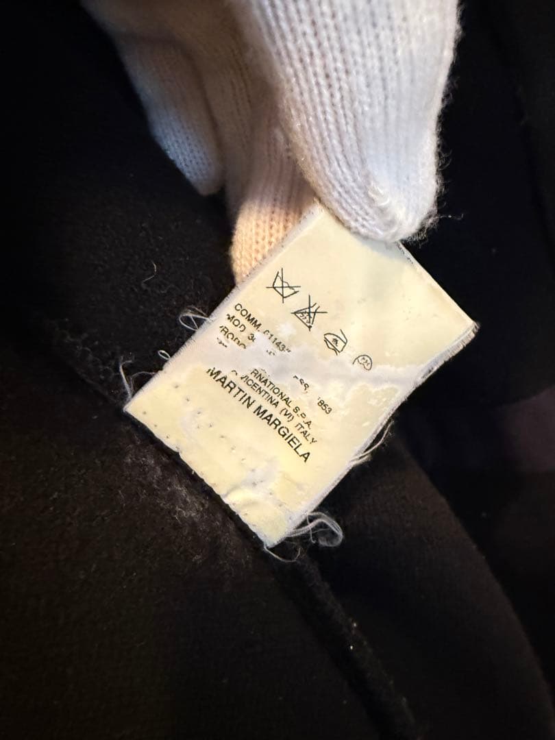 最初期　Martin Margiela 2003AW ダッフルコート　46 黒