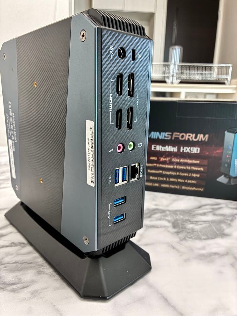 ミニPC minisforum EliteMini HX90