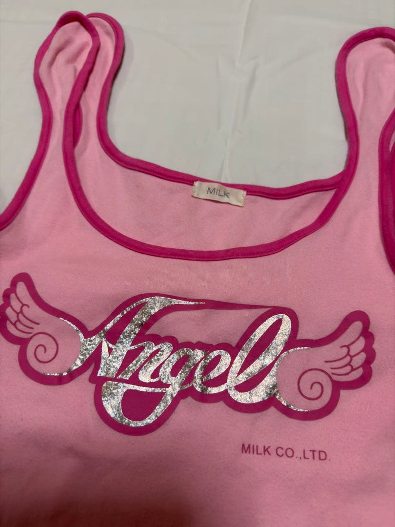 MILK シャツ ピンク