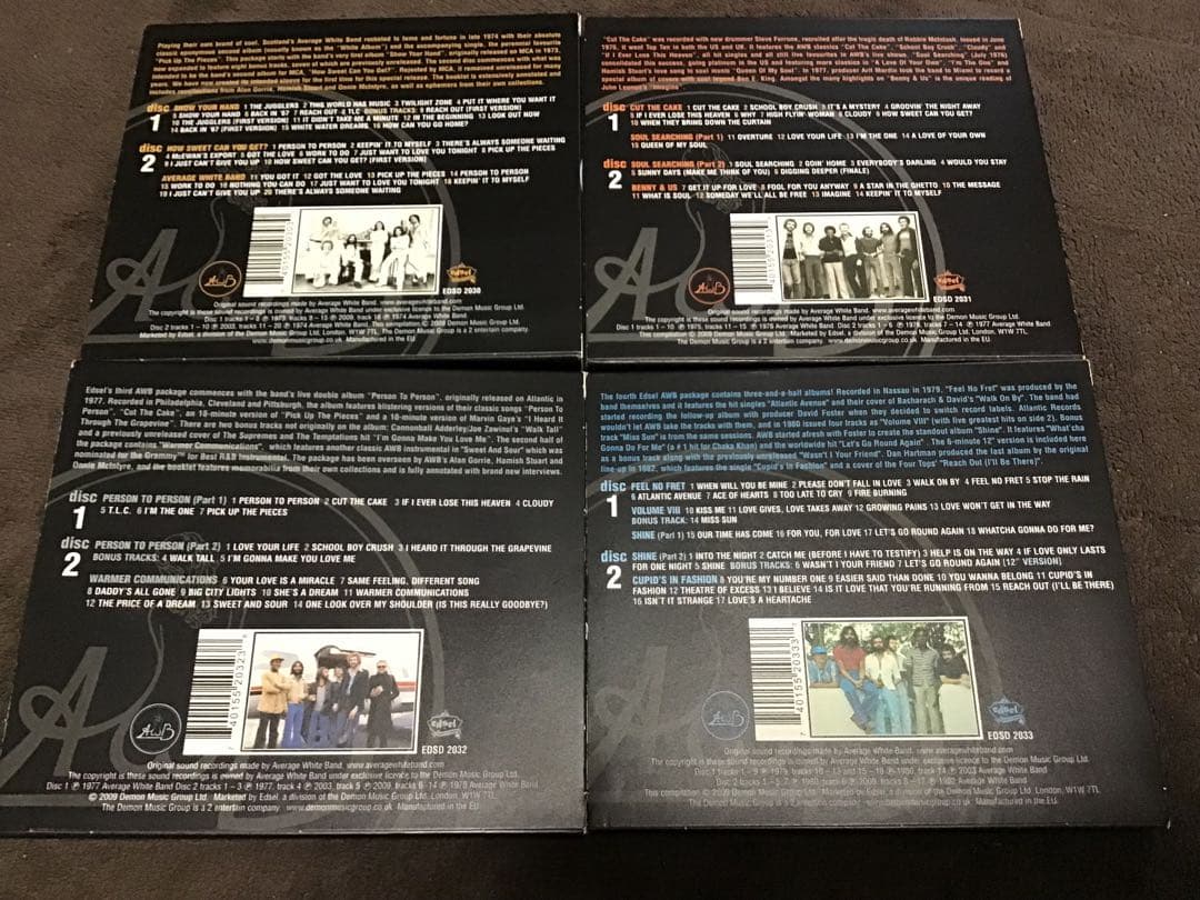 8CDセット❣️12タイトル収録‼️アヴェレイジ・ホワイト・バンド・コレクション