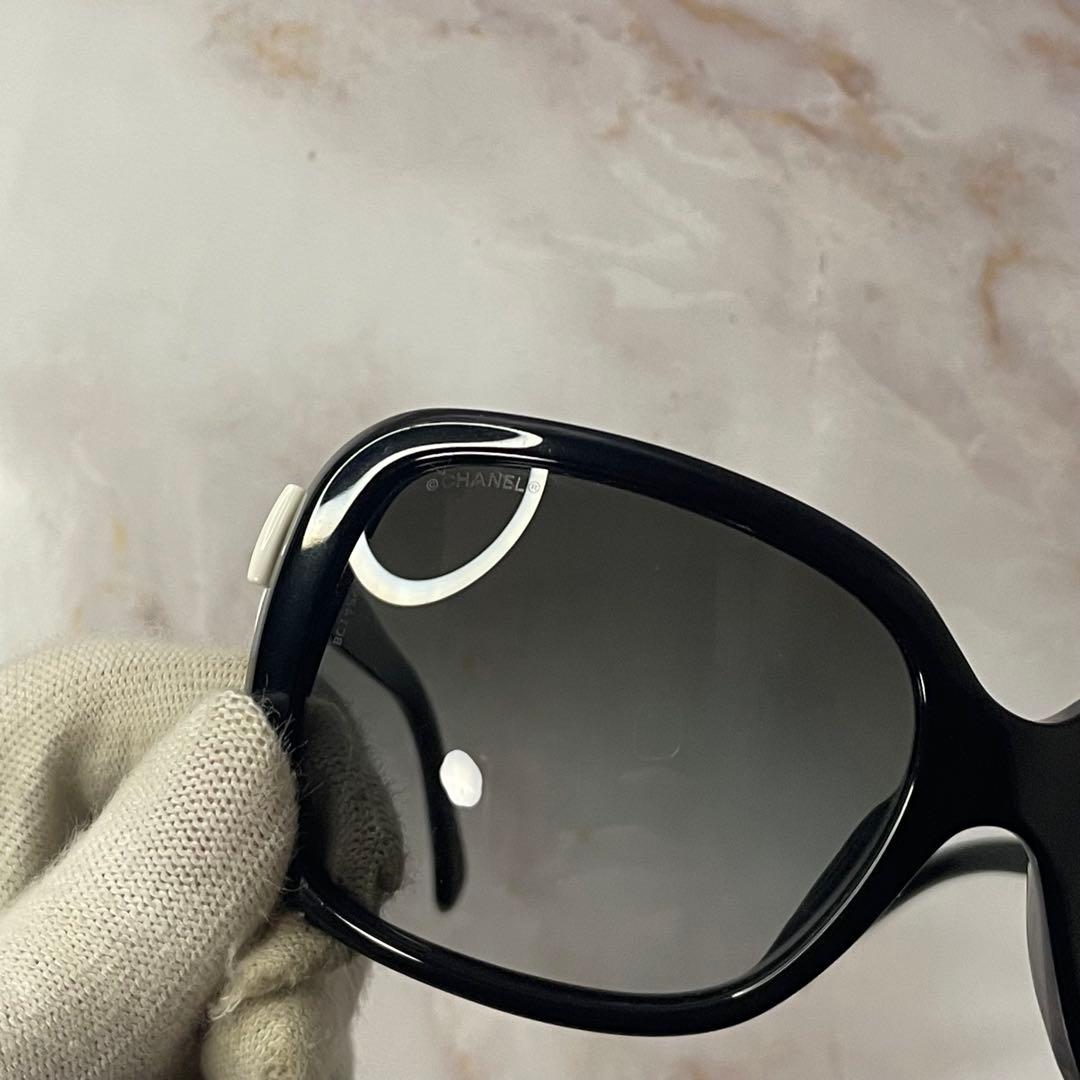 CHANEL バタフライ リボン y2k モード サングラス ケース付き
