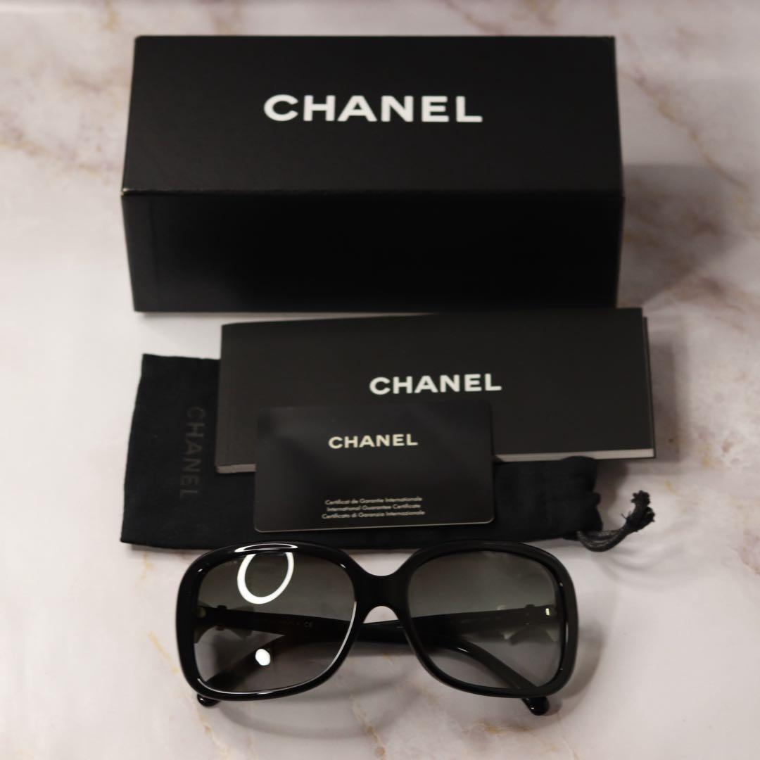 CHANEL バタフライ リボン y2k モード サングラス ケース付き