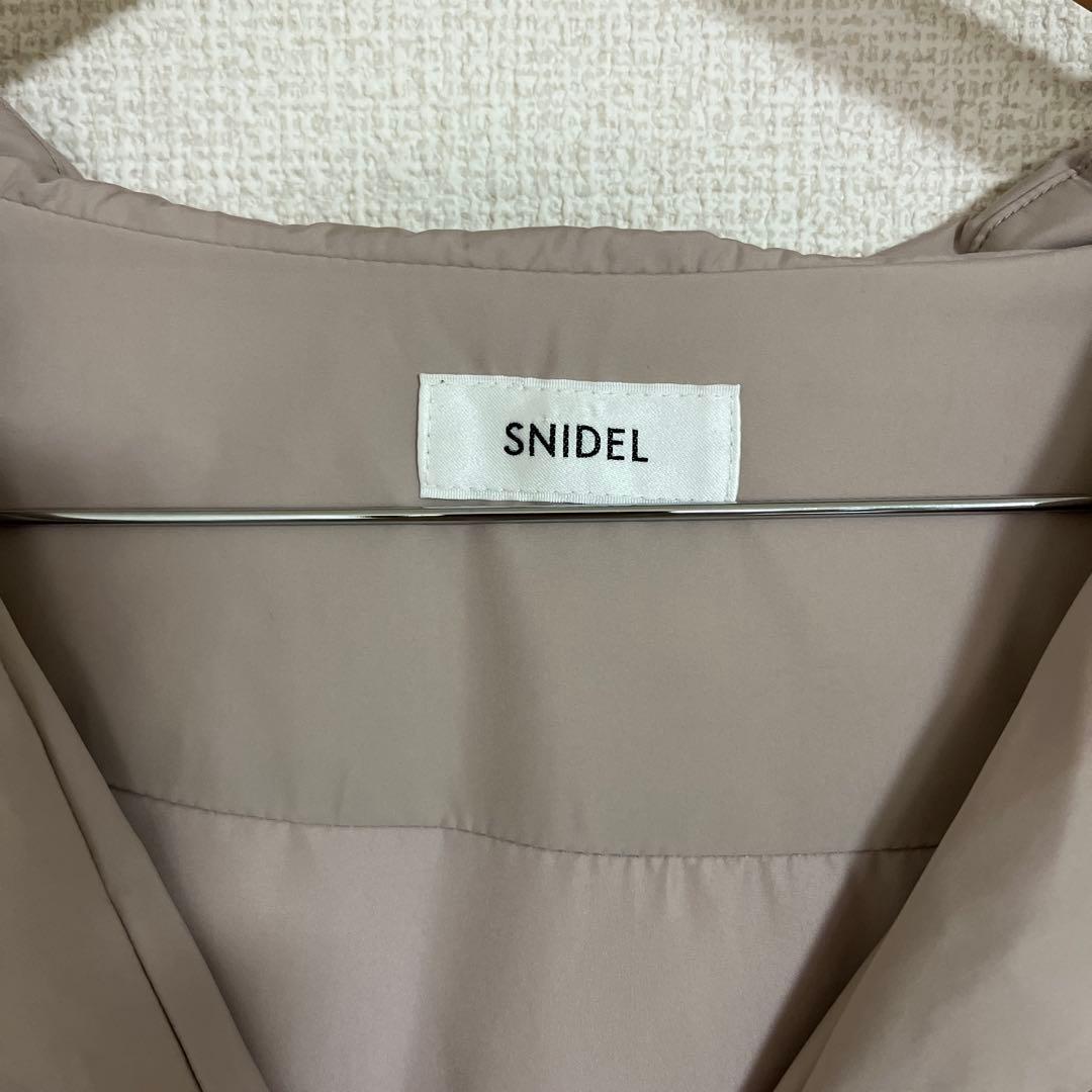 SNIDEL 西川レディ モッズダウン ダウン　コート　ピンクベージュ