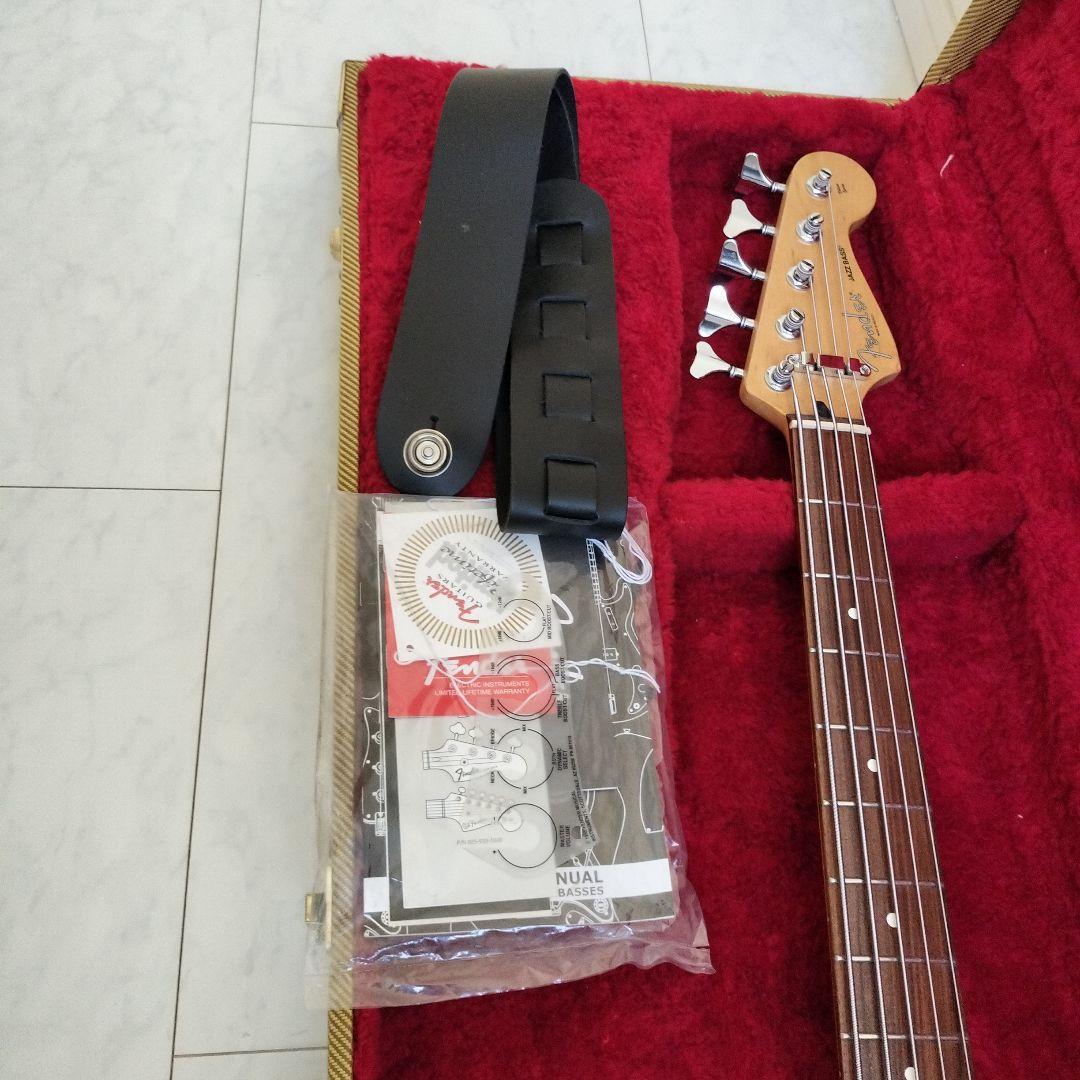 ベース fender mexico deluxe active jazz bass v