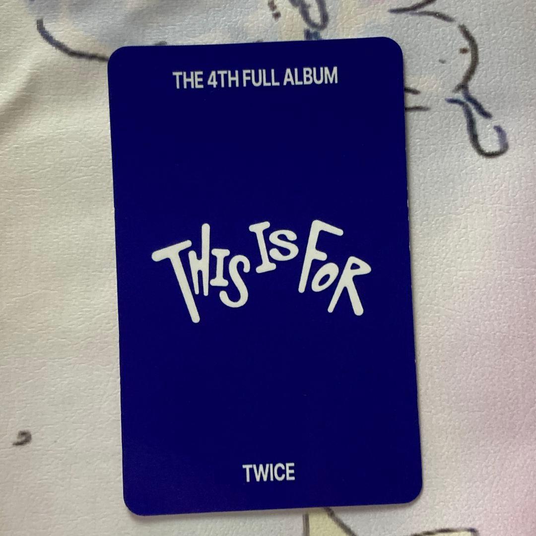 twice 7/13 THIS IS FOR モモ サノク トレカ