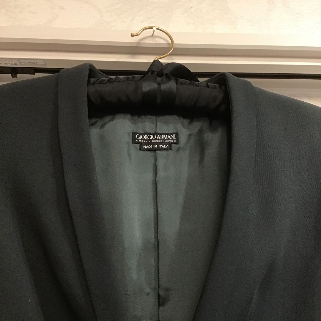 Giorgio Armani テーラードジャケット ダークグリーン　緑