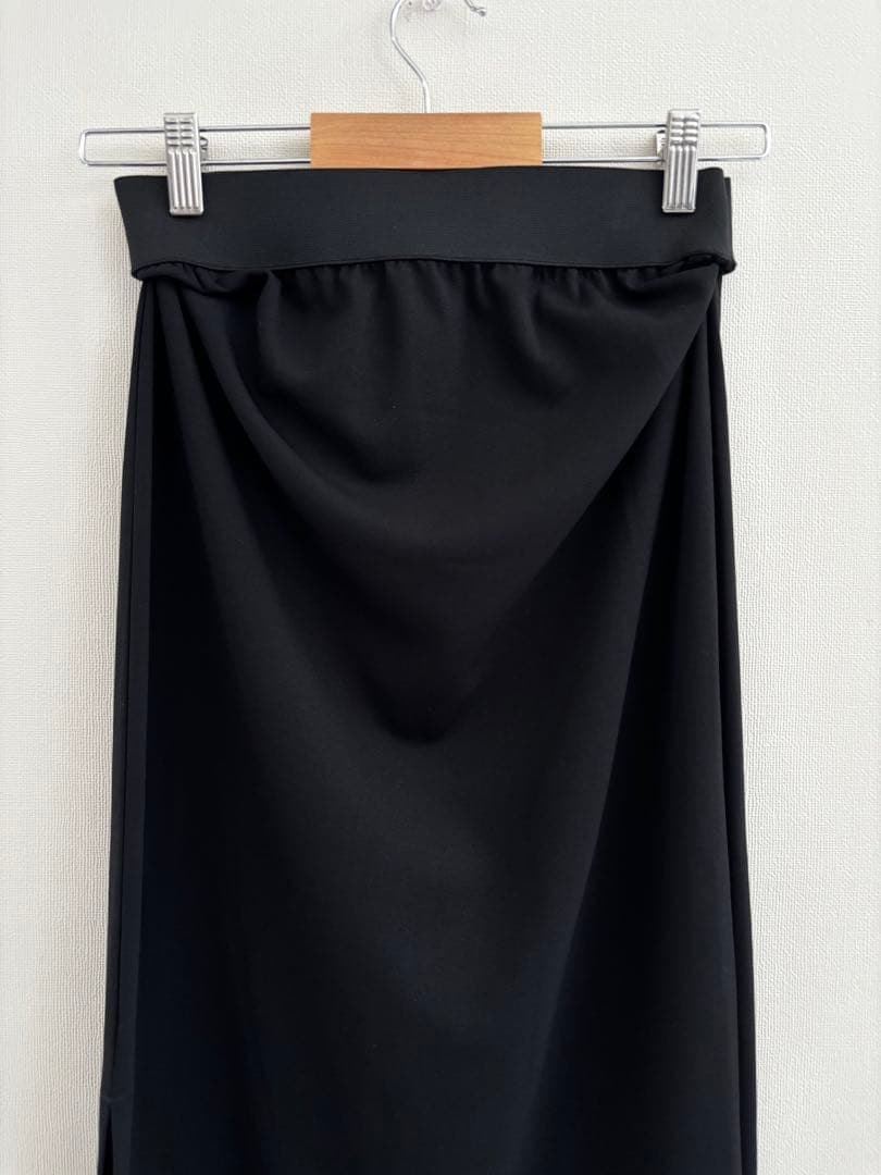 美品　ウィムガゼット　カットジョーゼットスリットスカート 　ロング　38