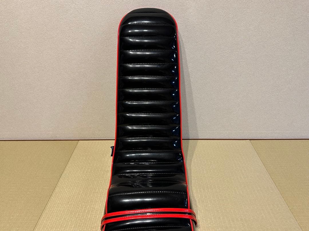 gs400 大川三段シート エナメルブラック/レッド 最終値下げ