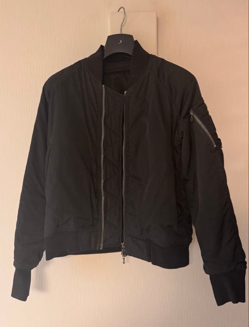 Julius ‘Concealed Fringe’ MA-1 Black