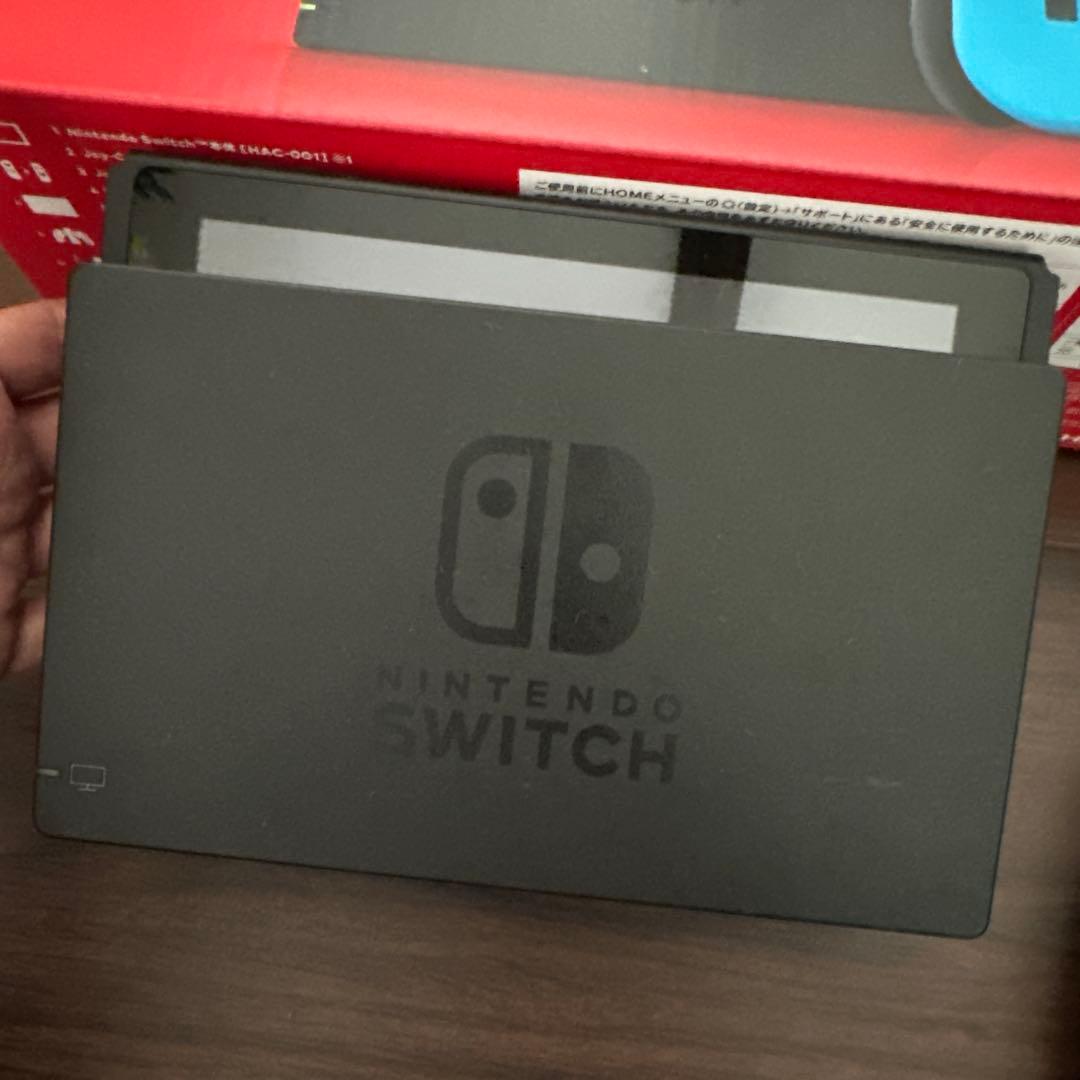 美品　Nintendo Switch本体 ネオンブルー ネオンレッド 箱あり