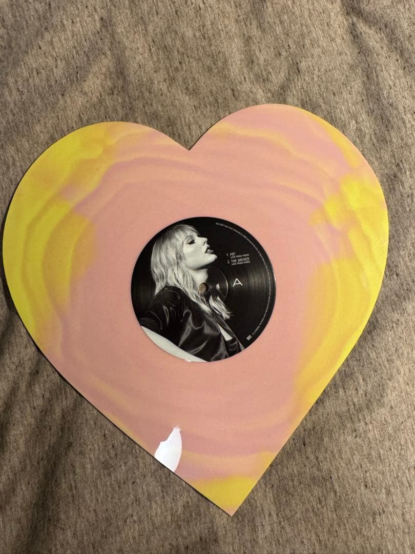 Taylor Lover Live From Paris ハート型レコード