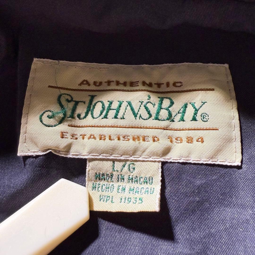 STJOHNSBAYドリズラージャケット古着フェードネイビーL短丈CBOY当時物