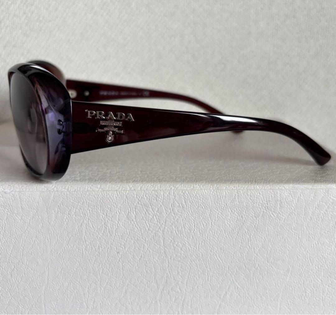 PRADA パープルフレーム サングラス