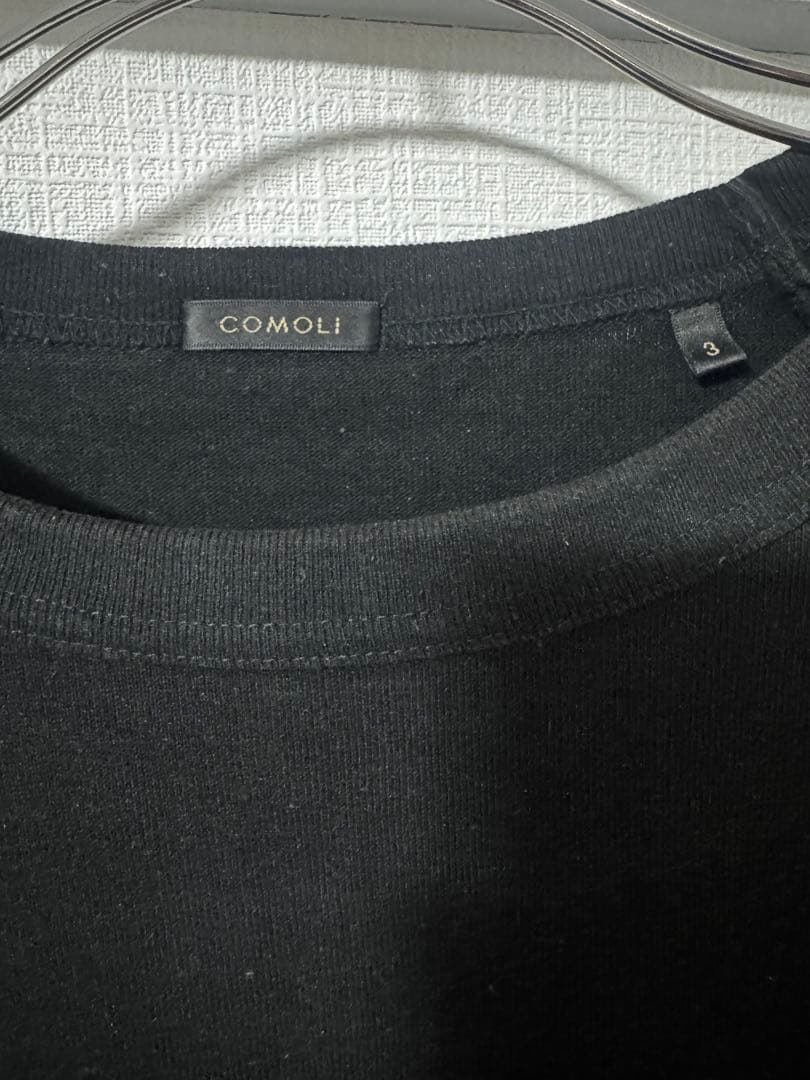 COMOLI 24SS コモリコットンジャージ ベースボールTシャツ