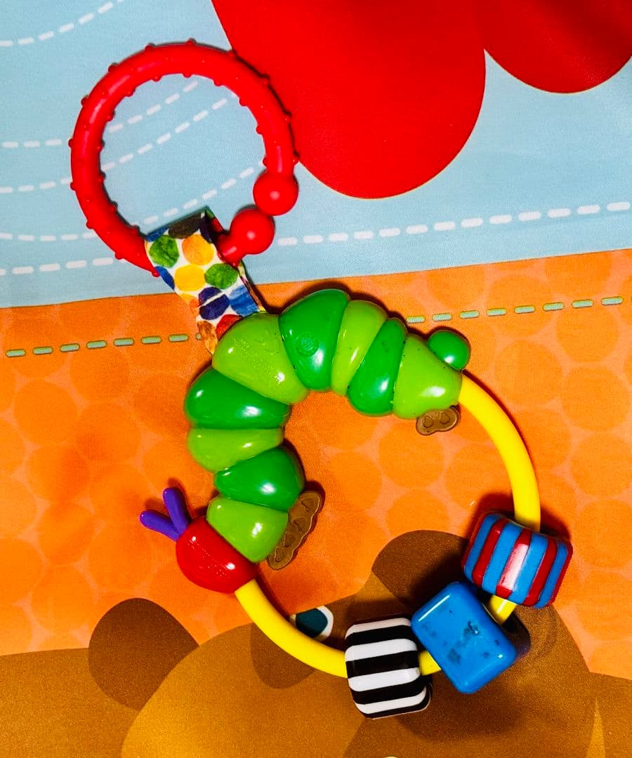【美品】日本育児 ベビージム はらぺこあおむし アクティビティプレイジム