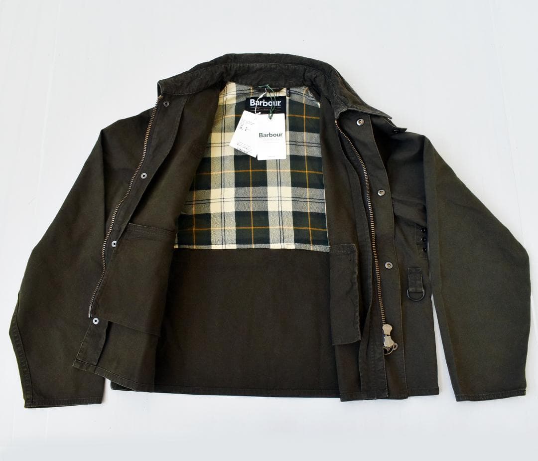 未使用 Barbour SPEY ダックコットン ショートレングス ブルゾン M