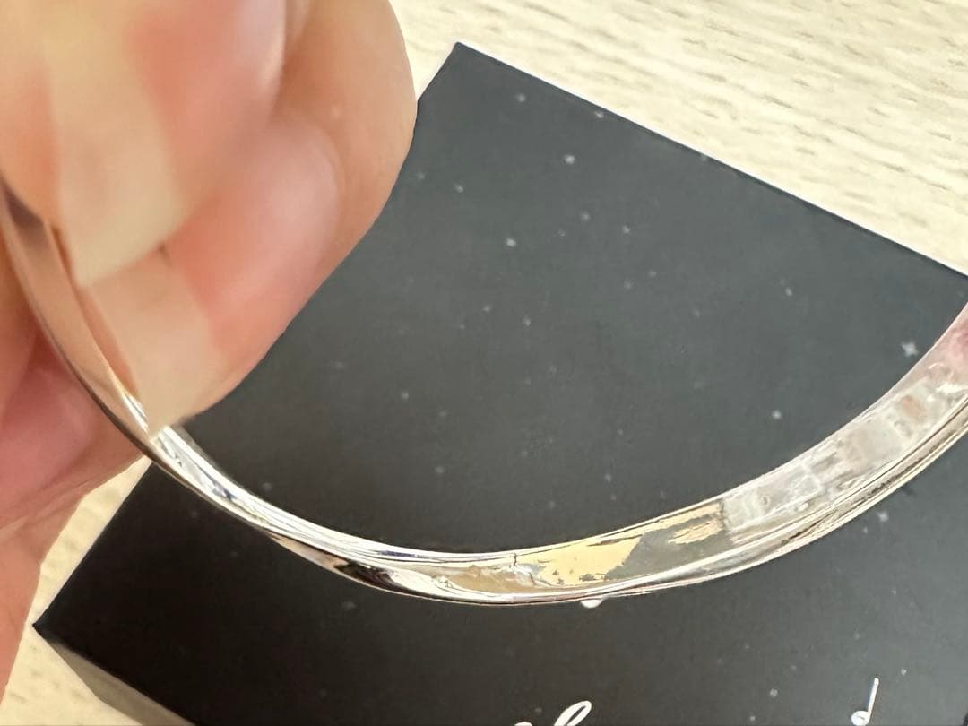 そらる シルバー925バングル 宇宙の雫リング