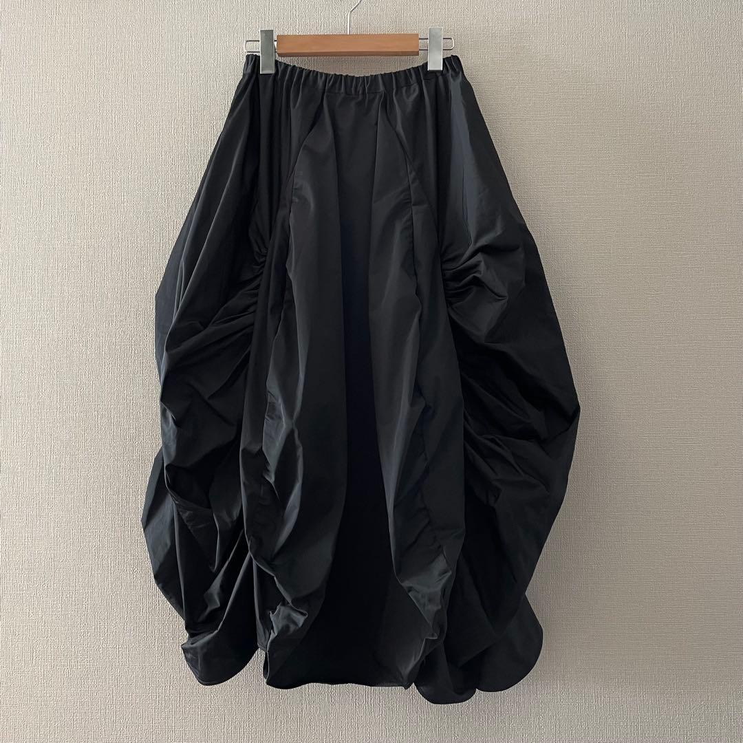 新品！ENFOLD Oシルエット バルーンスカート 36 ブラック エンフォルド