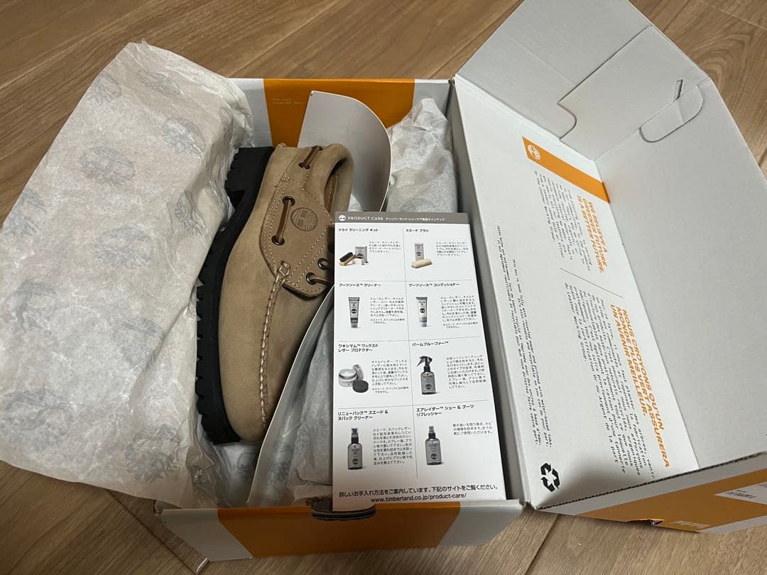 新品　Timberland 3eye ミディアムベージュ スエード