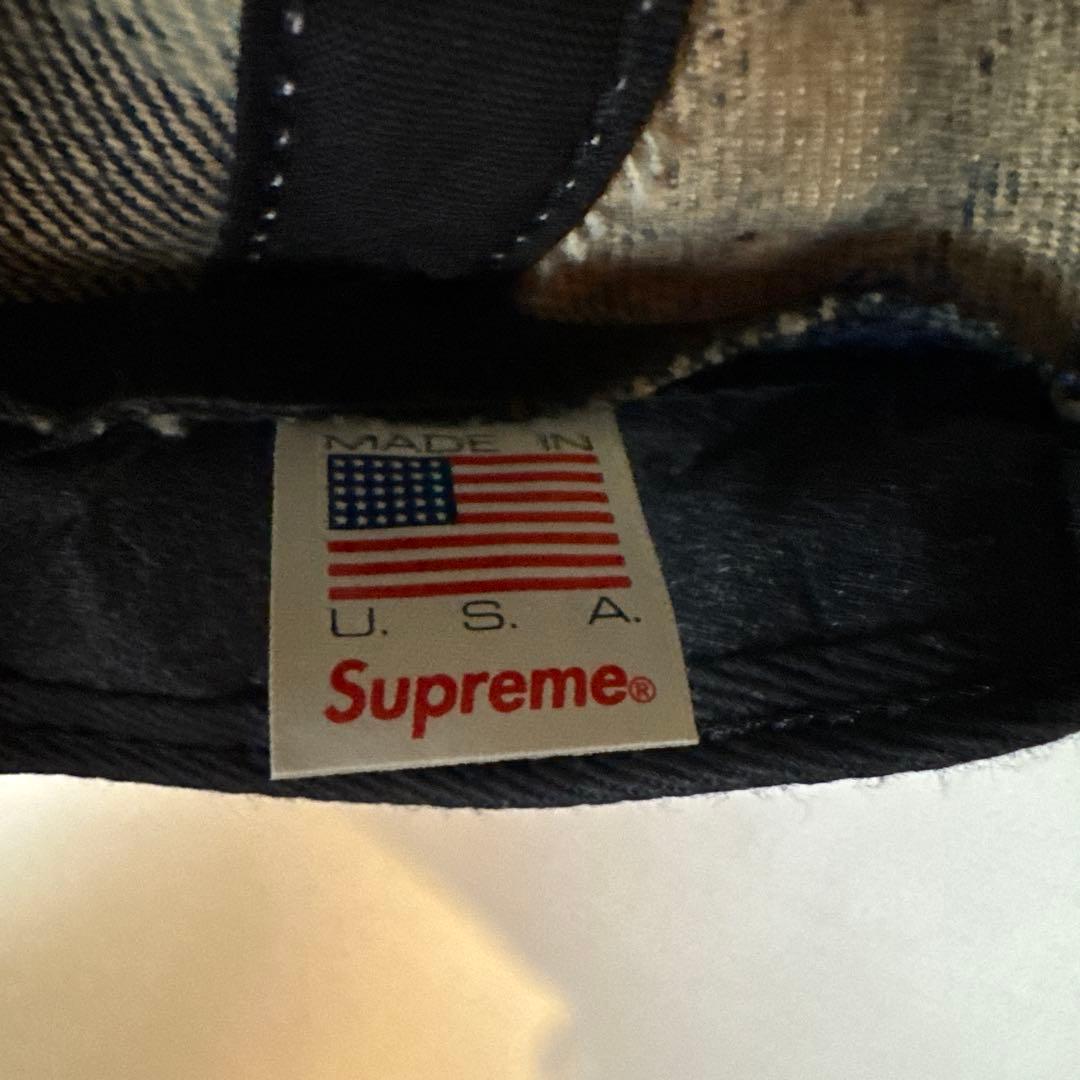 激レア【Supreme】 Bleacher5PanelCapデニム キャップ