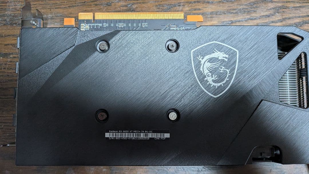 グラフィックボード・グラボ・ビデオカード MSI Radeon RX6600XT MECH