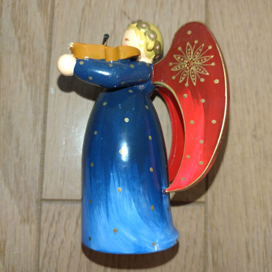 ヴェント&キューン Wendt & Kühn 天使 木製 人形 バイオリン 楽器