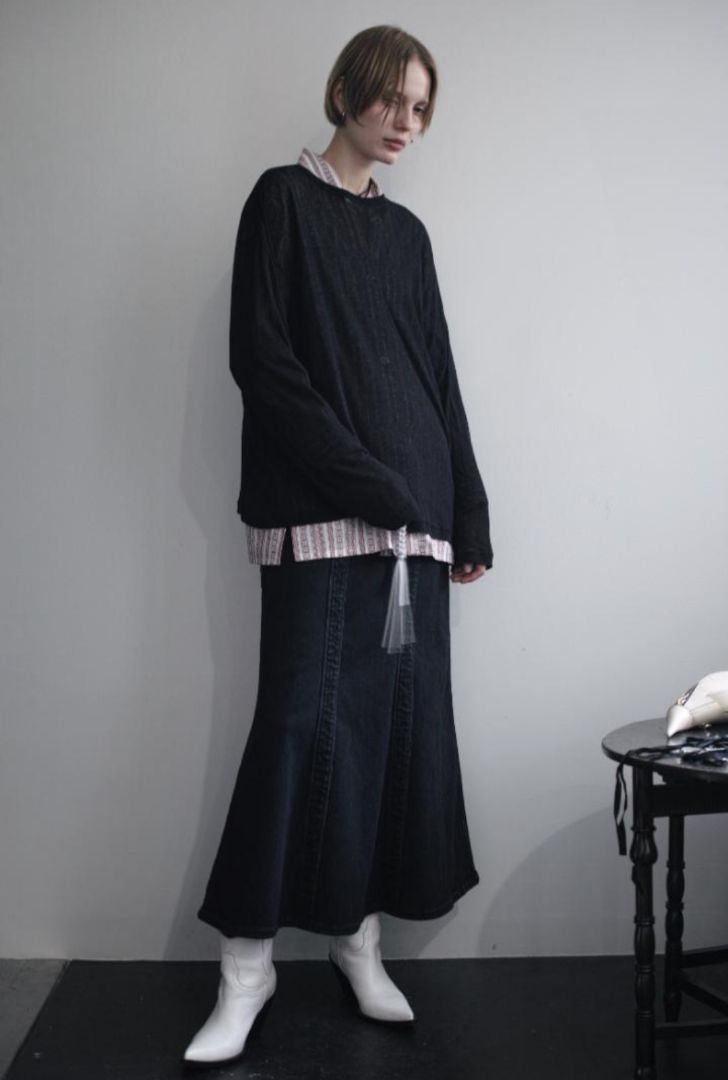 スカート photocopieu DELLA MERMAID DENIM SKIRT