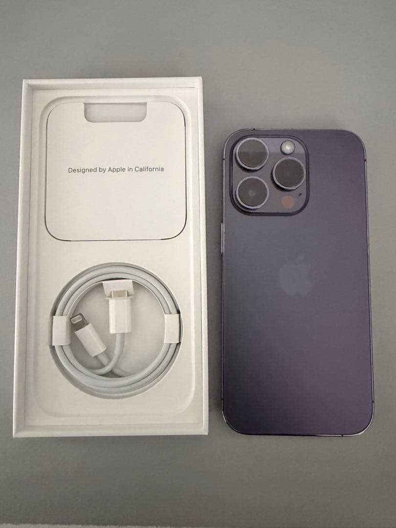 【SIMフリー】Apple iPhone 14 Pro ディープパープル