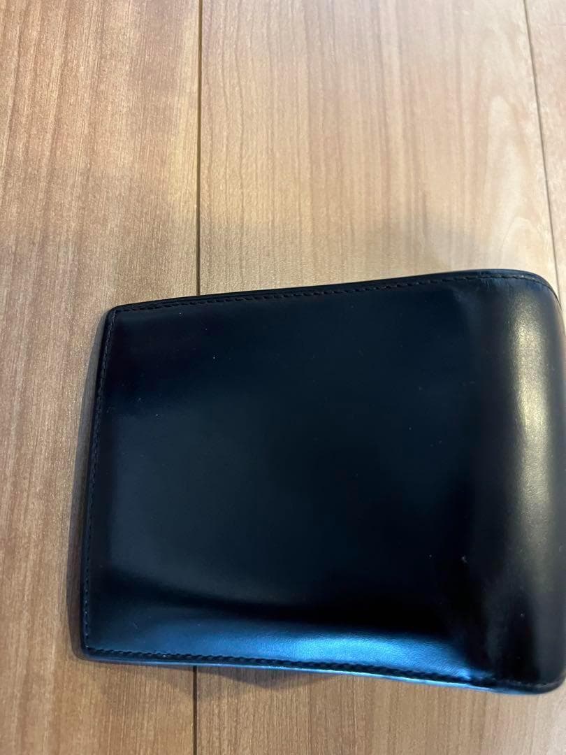Paul Smith 折り財布 黒 ストライプ