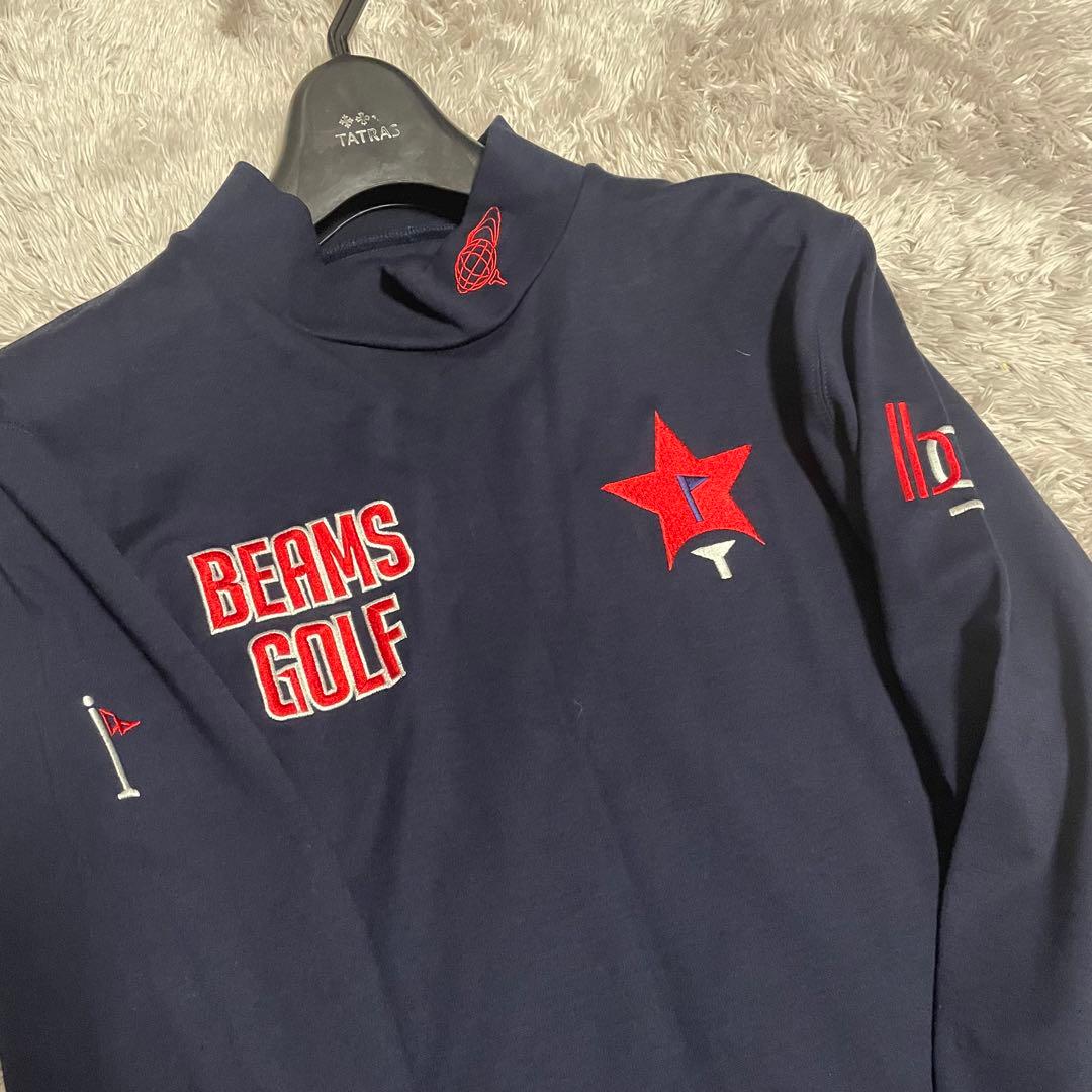 極美品　ビームスゴルフ BEAMS GOLF モックネック 長袖　サイズM