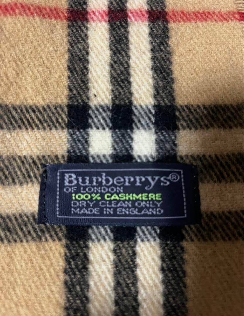 Burberry's チェック柄マフラー